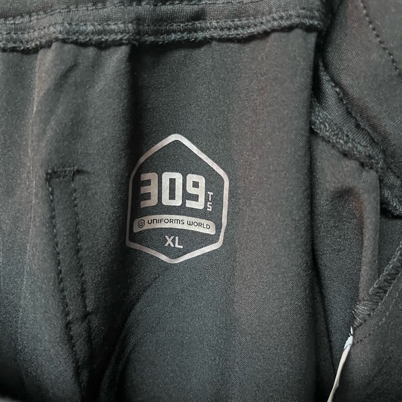 309 Black Scrub Jogger Pants - Picture 7 of 7